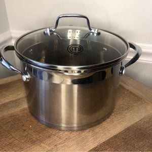 MasterChef The TV Series 4.0 Qt Stainless Steel Pot with Strain - Pro Lid